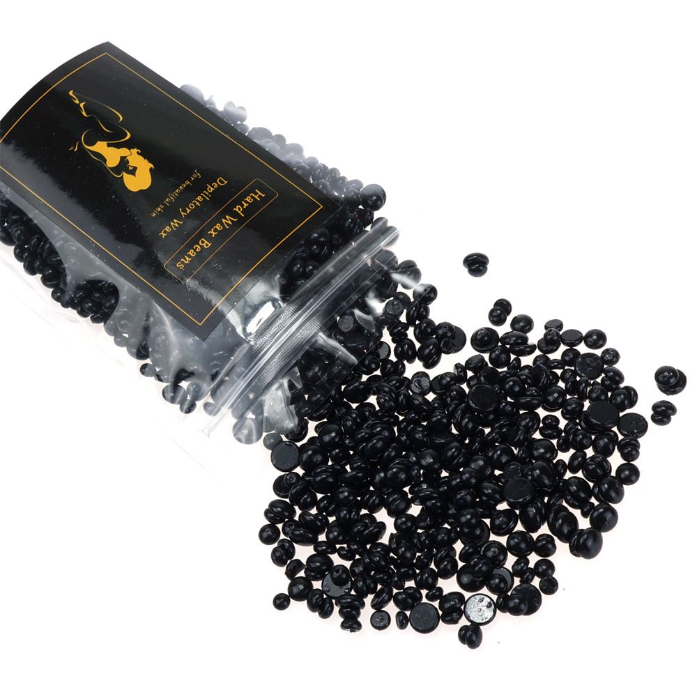 50g Hard Wax Pellet No Strip Depilatory Hot Film Hard Brazilian Wax Hair Removal Cream Hair Removal Bean For Facial Hair Remover(50g-Rose) KARAMI