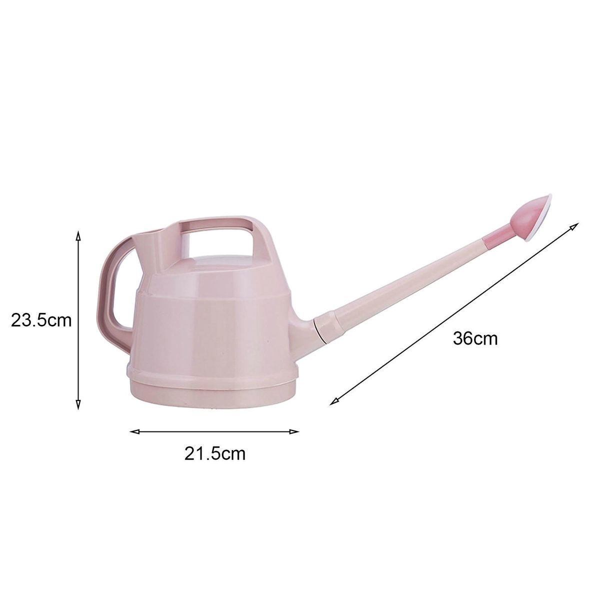 Watering with Ergonomic Double Handle 4.5l Ergonomic for Efficient Pink