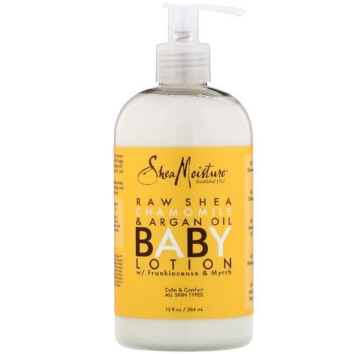 Raw Shea, Chamomile & Argan Oil Baby Body Lotion  (13 Oz)