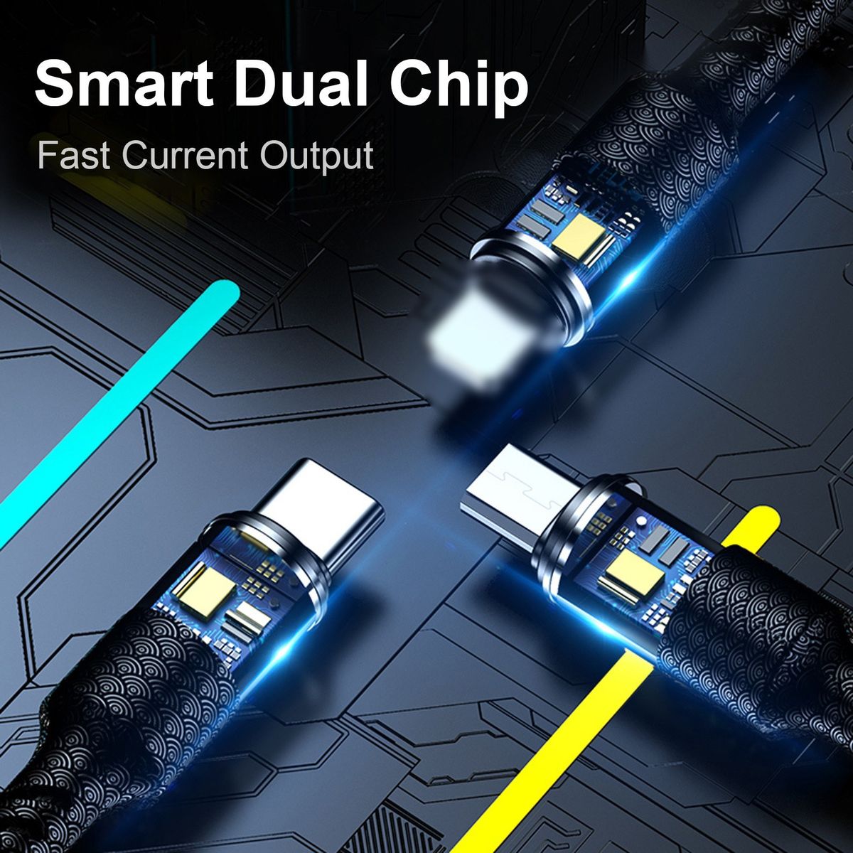 3-IN-1 USB Charging Cable Multi Charger Line Type C Micro
