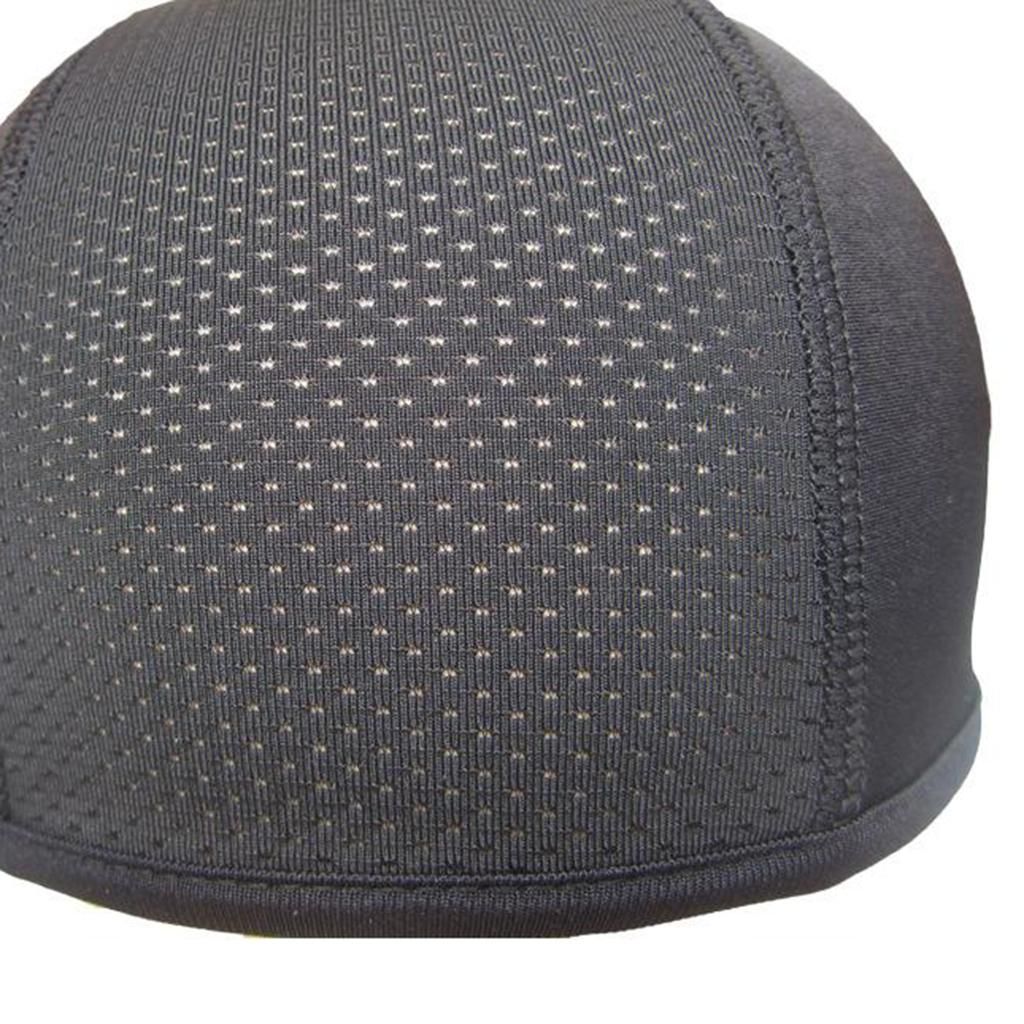 Dovewill Stretchy Cycling Skull Cap Bike Motorbike   Liner Black