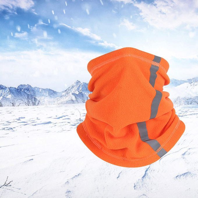 Face Mask Neck Gaiter Breathable Scarf Headband Cover Sun Orange