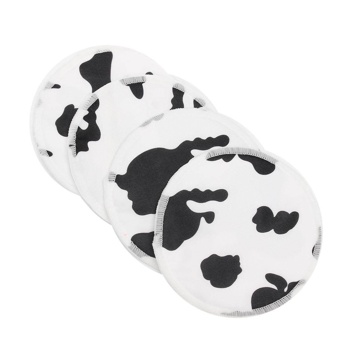 12Pcs 12cm Feeding Washable Reusable Nursing Pad Absorbent Breastfeeding
