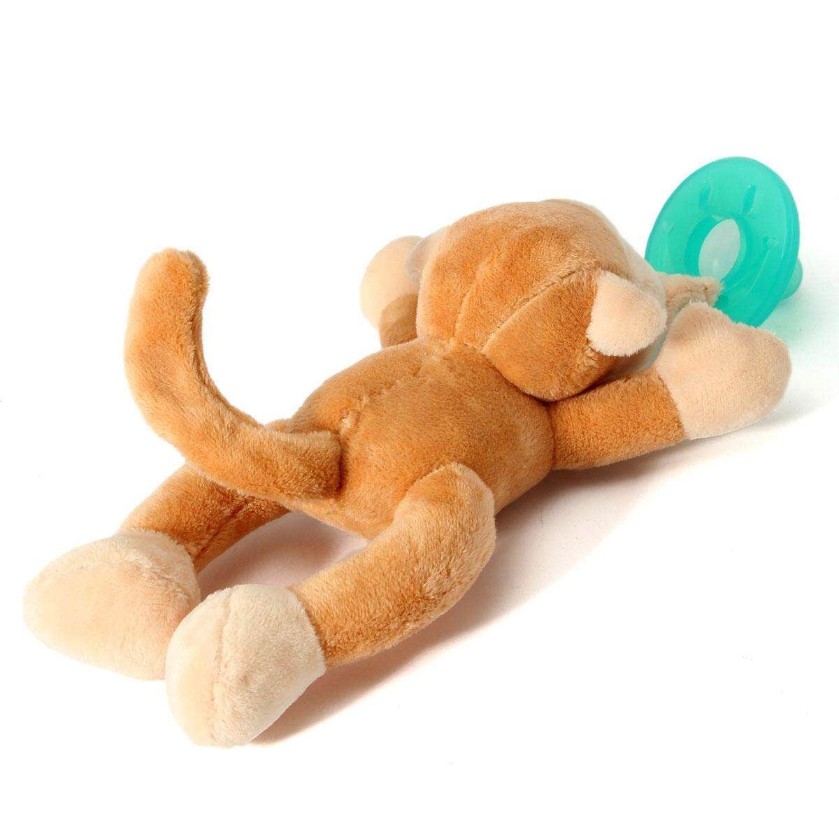 Healthful Silicone Pacifier Cuddly Plush Animal Baby Care With Nipples Craft Gift Infant Kids Children Boy Girl Favorite Monkey Little Monkey
