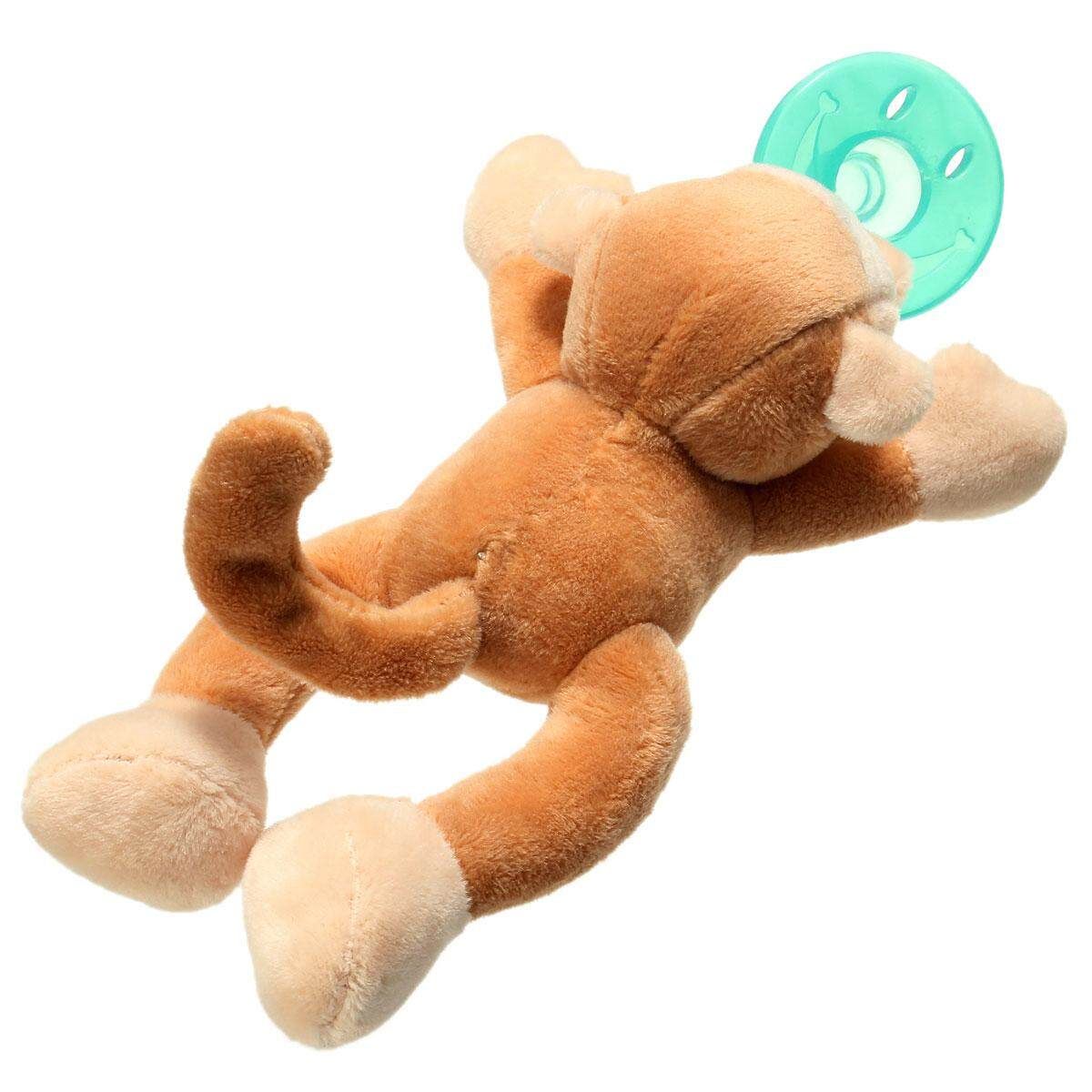 Healthful Silicone Pacifier Cuddly Plush Animal Baby Care With Nipples Craft Gift Infant Kids Children Boy Girl Favorite Monkey Little Monkey