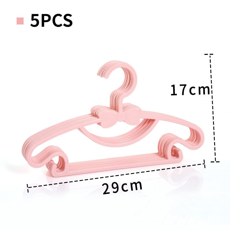 5pcs Kids Clothes Hanger Racks Portable Display Hangers