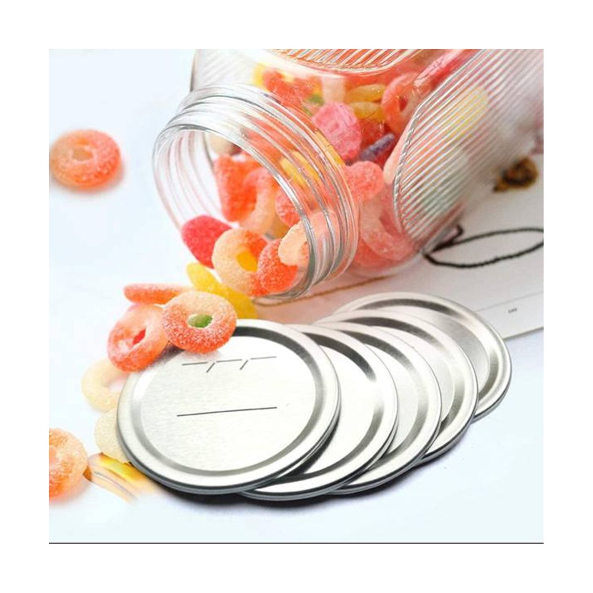 140Pcs Canning Lids Regular Mouth for Ball/Kerr Jars,