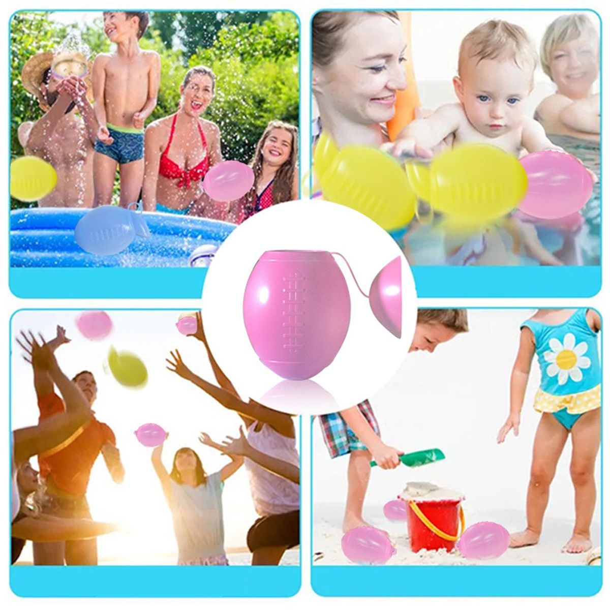 4Pcs Hydro Ball 6 Years Old Kids Outdoor Water Toy