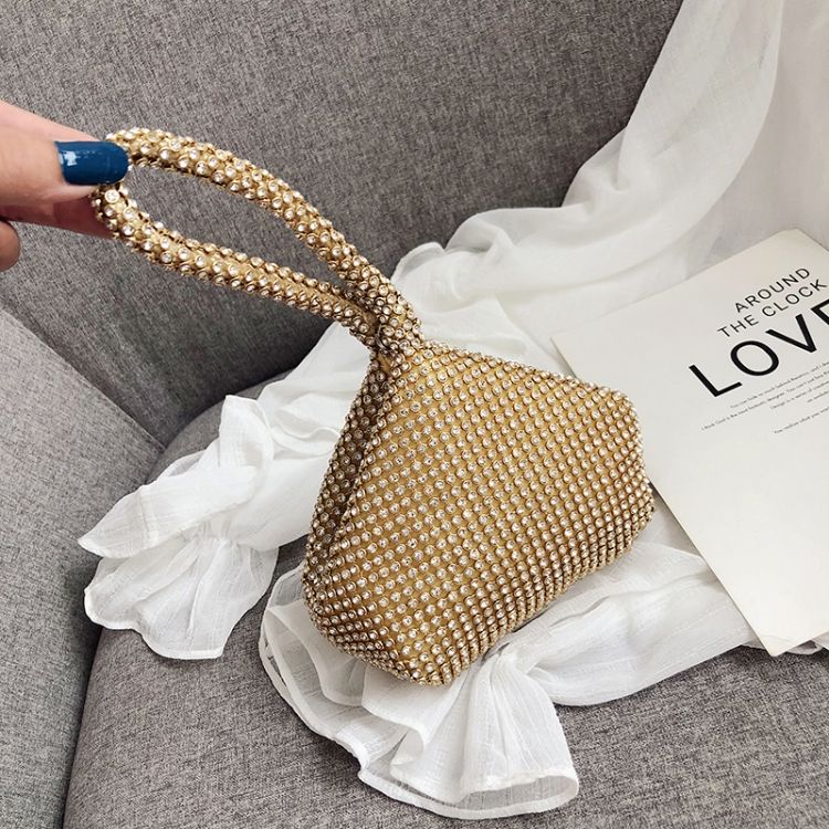 Women Fashion Banquet Party Diamond Handbag