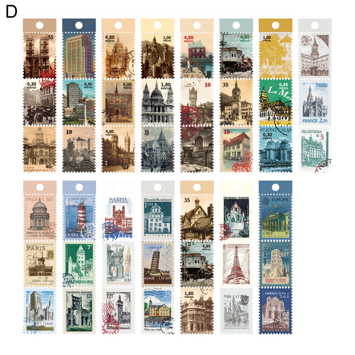 45PcsSet Material Paper DIY Decorative Scrapbook Paper D