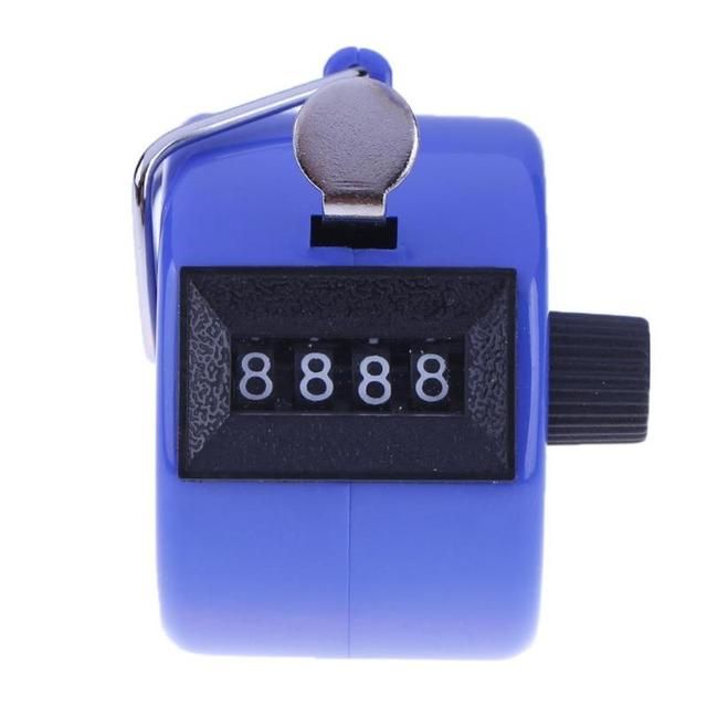 Digital Hand Tally Counter Clicker Counter 4 Digit Number C