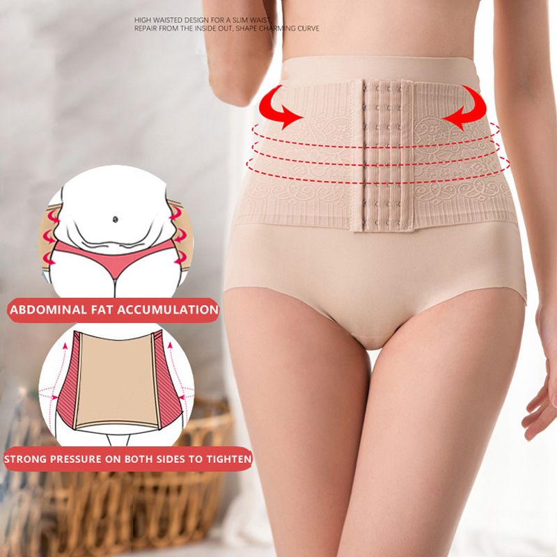 Women High Waist Shaping   Seamless Body Shaper Slimming Underwear  Lifter Abdomen Pants Shapewear