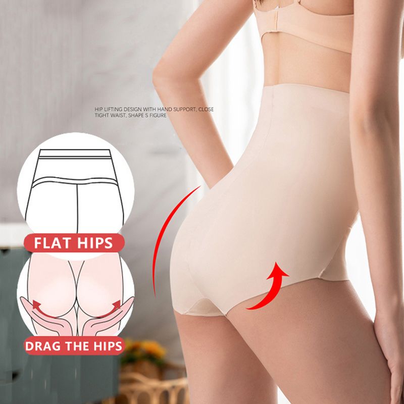 Women High Waist Shaping   Seamless Body Shaper Slimming Underwear  Lifter Abdomen Pants Shapewear