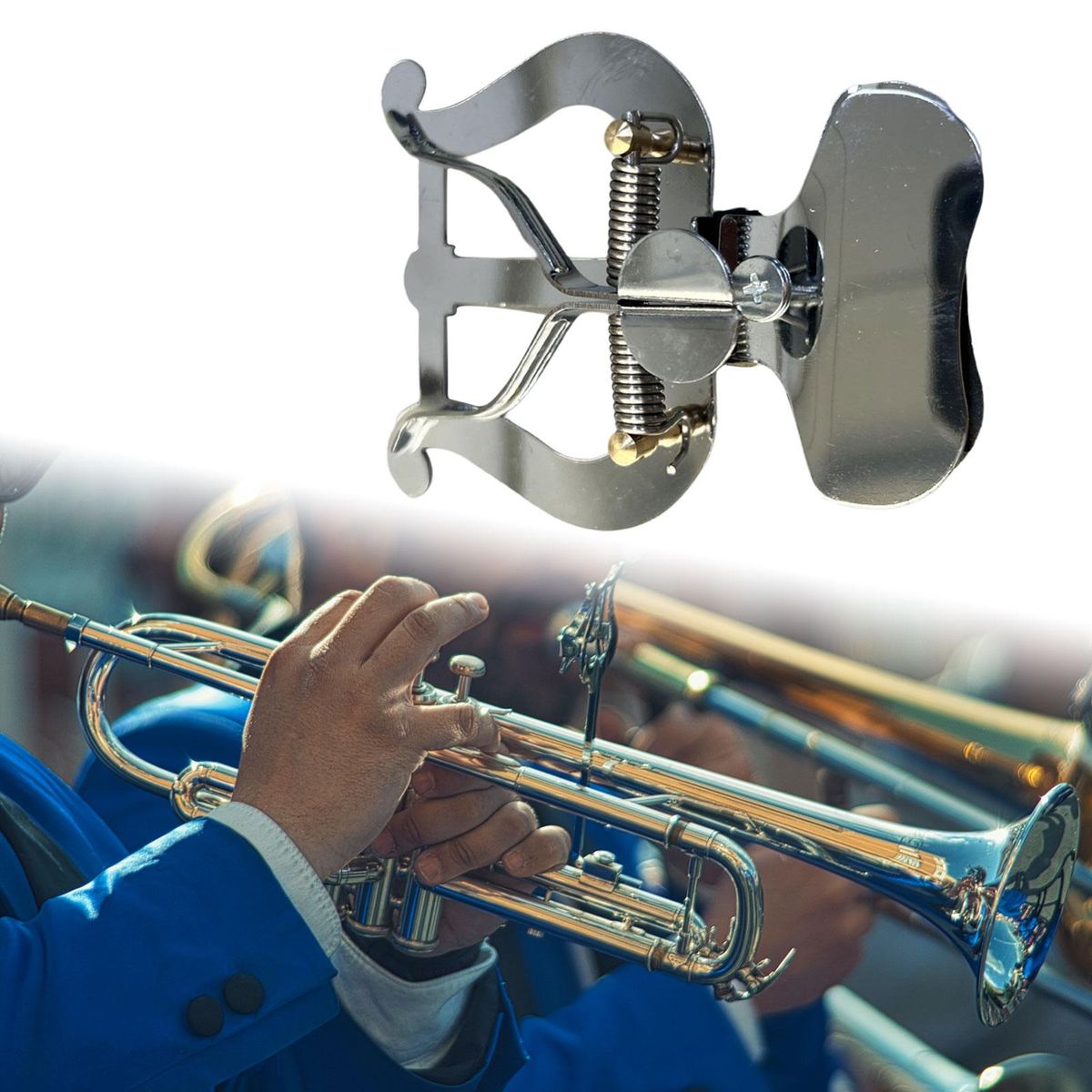 Trumpet Marching Clamp Metal Music Sheet Clip For Trumpet