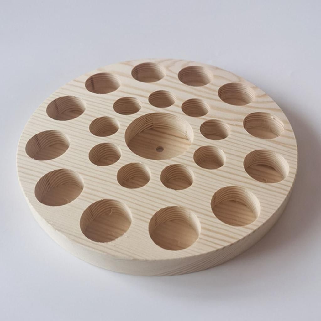 3Pcs Pine Wood Rack Holder Box  Shelf Holds Up To 10/22/37