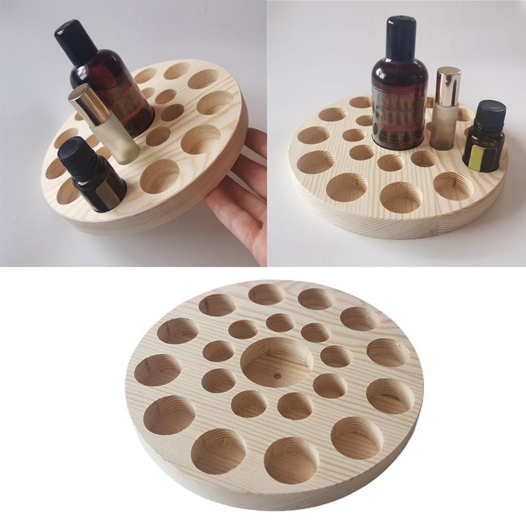 3Pcs Pine Wood Rack Holder Box  Shelf Holds Up To 10/22/37