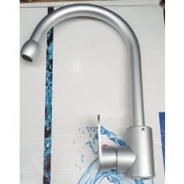 White Aluminum Sink Mixer