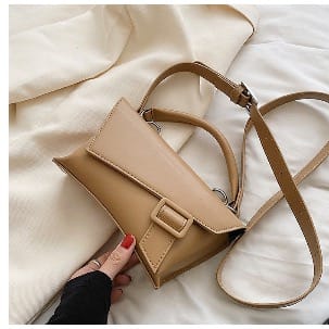 Long Shoulder Strap Buckle Mini Handbag
