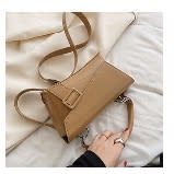 Long Shoulder Strap Buckle Mini Handbag