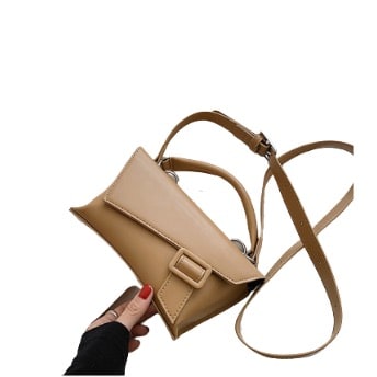 Long Shoulder Strap Buckle Mini Handbag