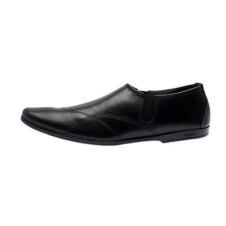 Side Sitched Formal Shoe - Black