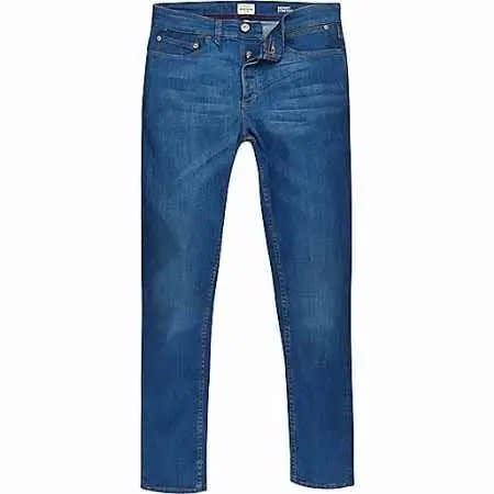 Men's Straight Jeans - Blue