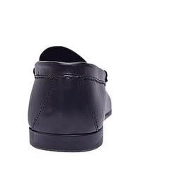 Leather Loafers With Bell Detail - Back