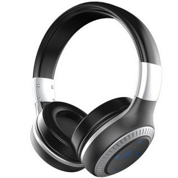 Deep Bass Bluetooth Wireless Stereo Headphone-silver