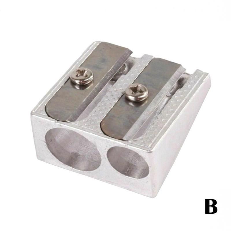 Metal Pencil Sharpener Cute Classical Makeup Pen Sharpener Gift Pencil School Back To Stationery For Girls Sharpener Suppli Z0P2 B