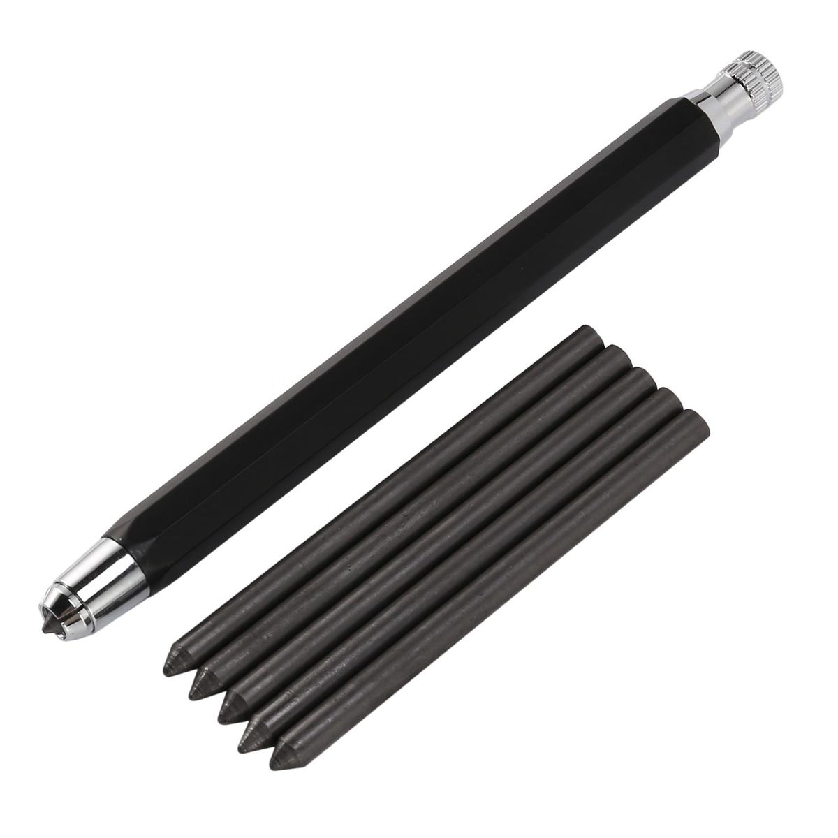 1 Set 5.6mm Metal Lead Holder Automatic Mechanical Graphite