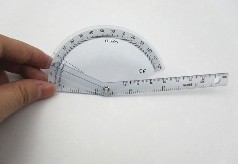 6 Different Goniometer Medical Ruler Plastic Protractor