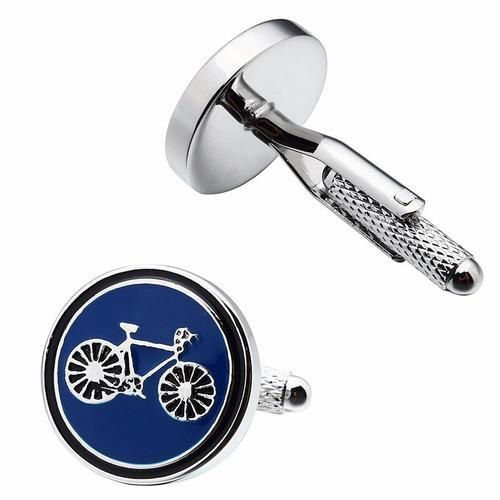 Oval Enamel Cufflinks High Quality With Box Men's Wedding Party Cufflinks Pretty Present For Male Friends