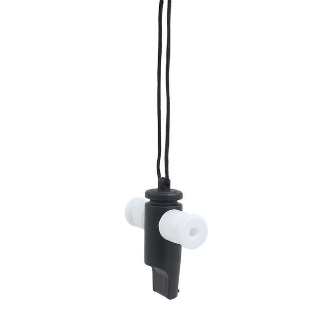 Brazil Latin Music Samba Whistle Tri-Tone Plastic White/