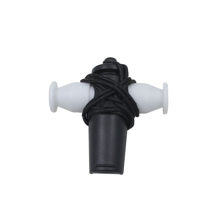 Brazil Latin Music Samba Whistle Tri-Tone Plastic White/