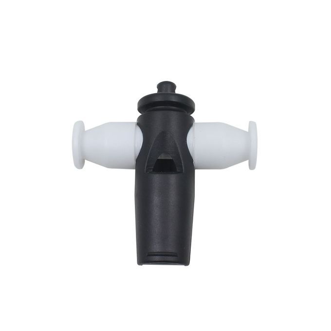 Brazil Latin Music Samba Whistle Tri-Tone Plastic White/