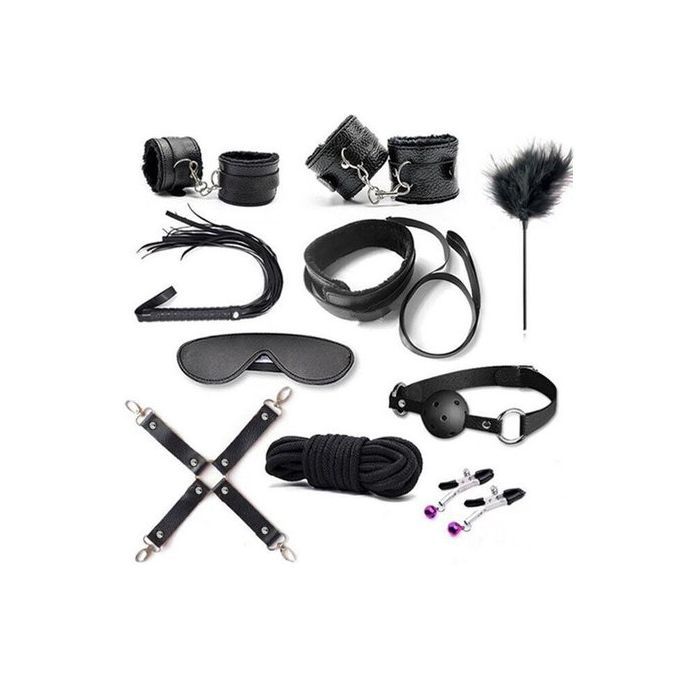 BDSM Kit Sex Whips And Cuffs