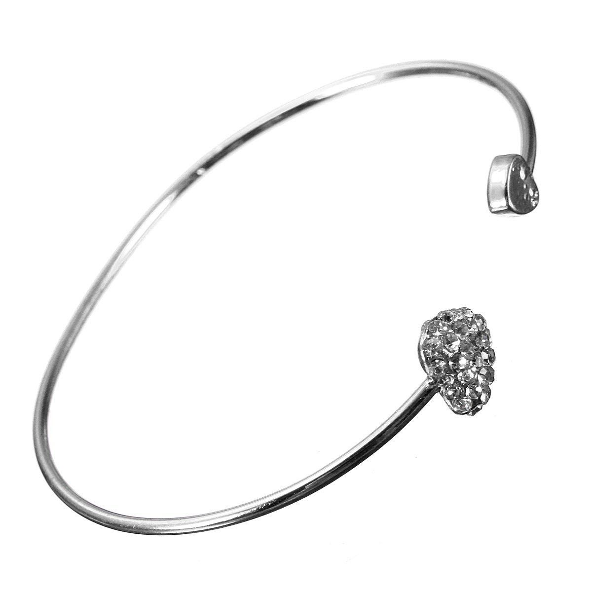 Jewelry Adjustable Metal Heart Cute Bracelet Gift for Little