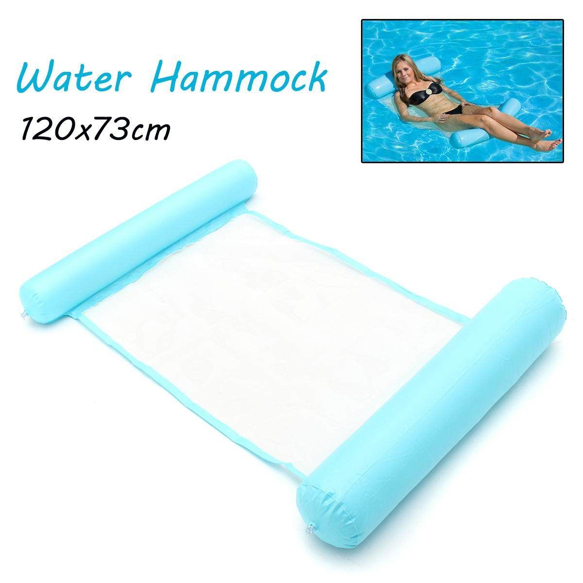 Folding Hammock With The Net Water Floating Bed Sofa For Double People Use