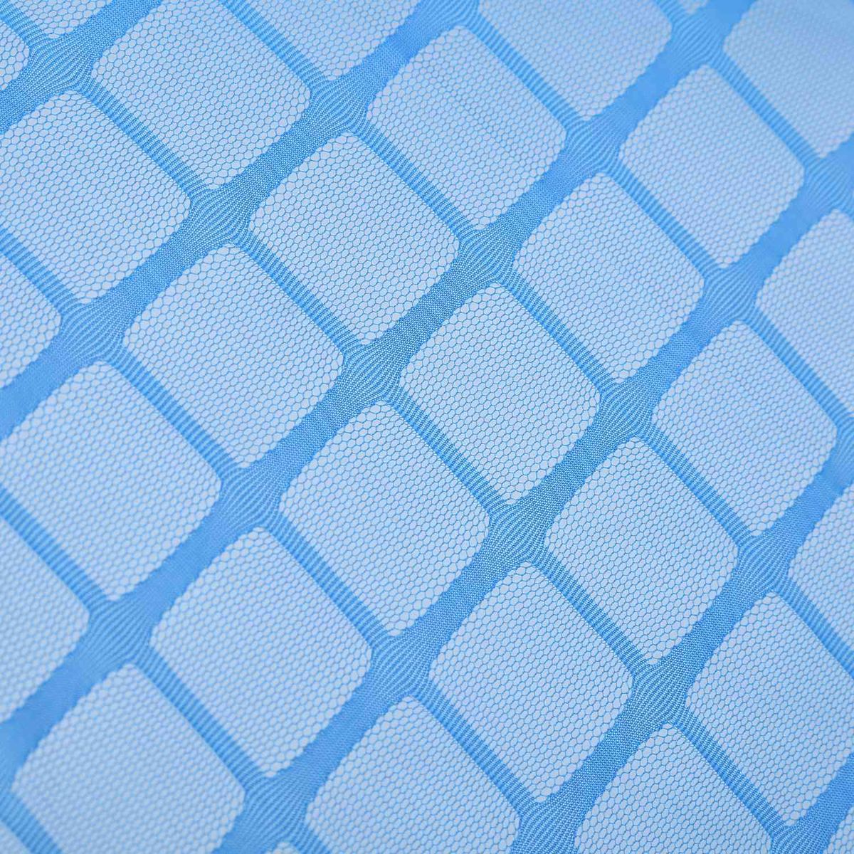 Set of 1 Square Mesh Screen Umbrella Food Cover Net Tents Reusable and Folding 72x51cm for Picnic/BBQ - Keep Out Flies, Bugs, Mosquitos-(blue)
