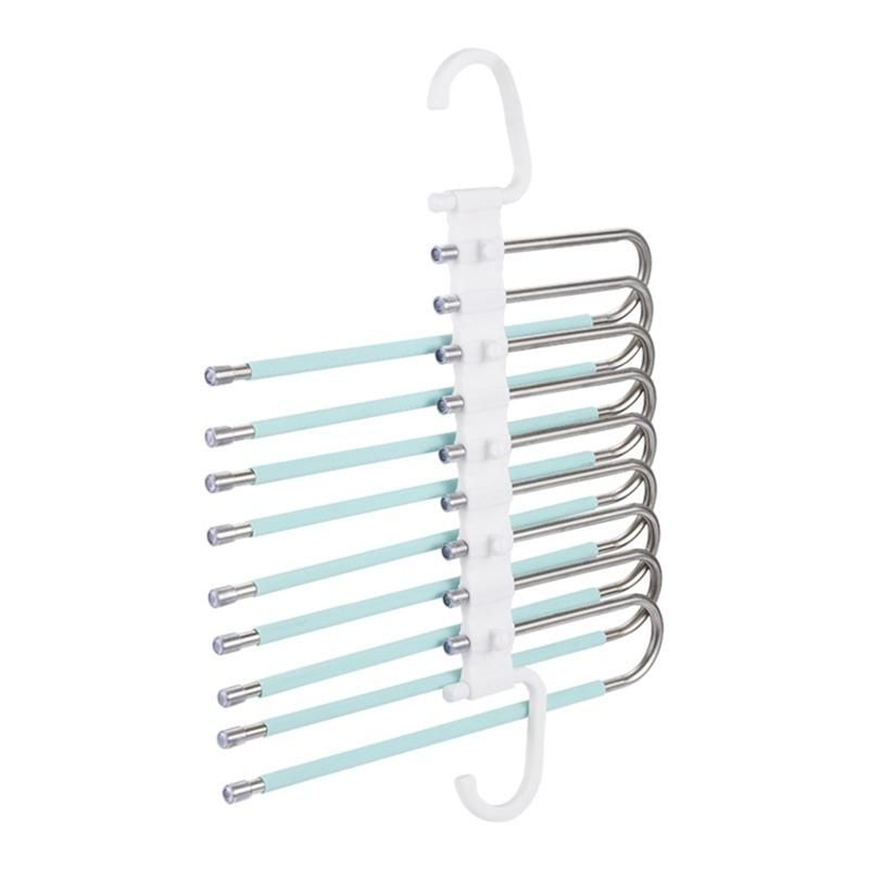 Multi-Functional 9 in 1 Pants Hanger for Clo