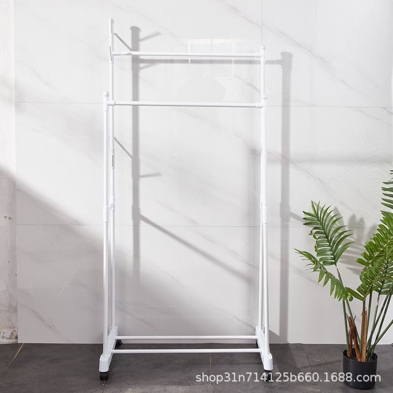 Home Double Pole Tree Branch Clothes Hanger