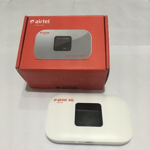 Airtel 4G LTE Pocket WiFi With Screen Display + 5 Gig Bonus Data Sim