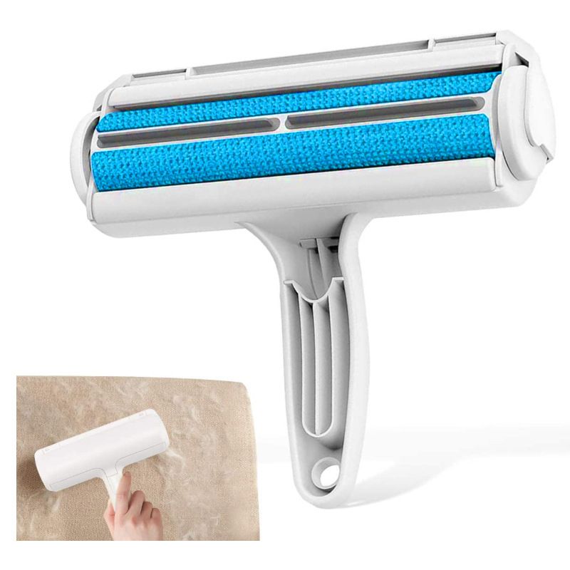 Pet Hair Remover Roller Dog Cat Fur Remover With Self-Cleaning Base Efficient Animal Hair Removal Tool For Furniture Couch IRO