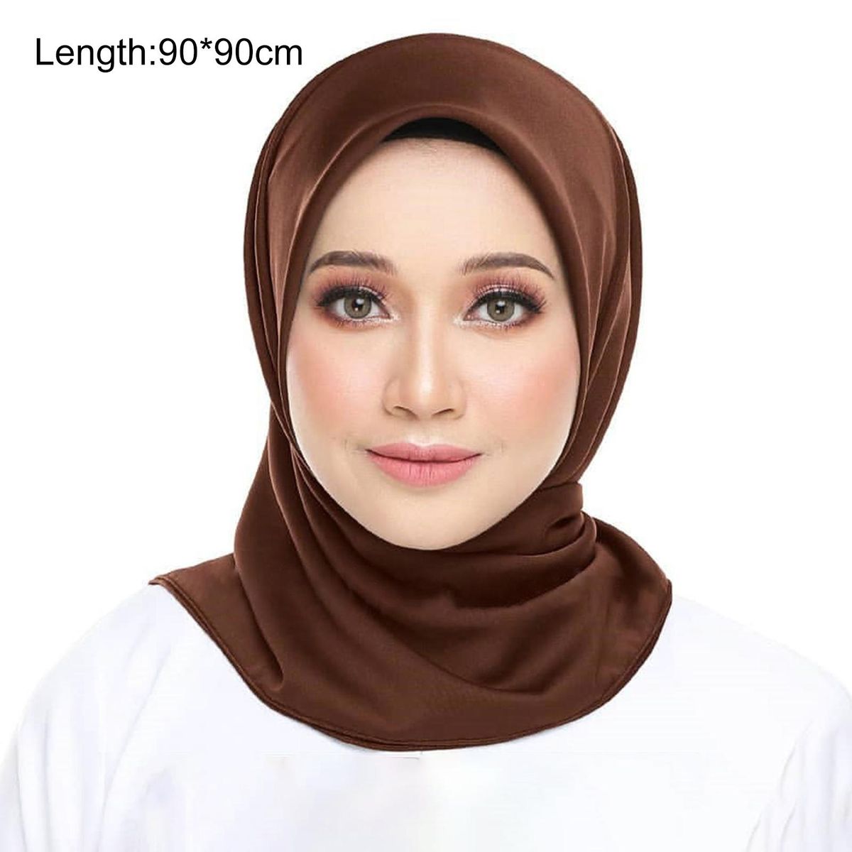 Women Head Wrap Vivid Color Wear Resistant-Navy Blue