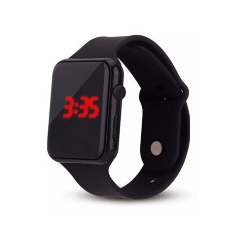 Luminous Led Silicon Men's Wristwatch