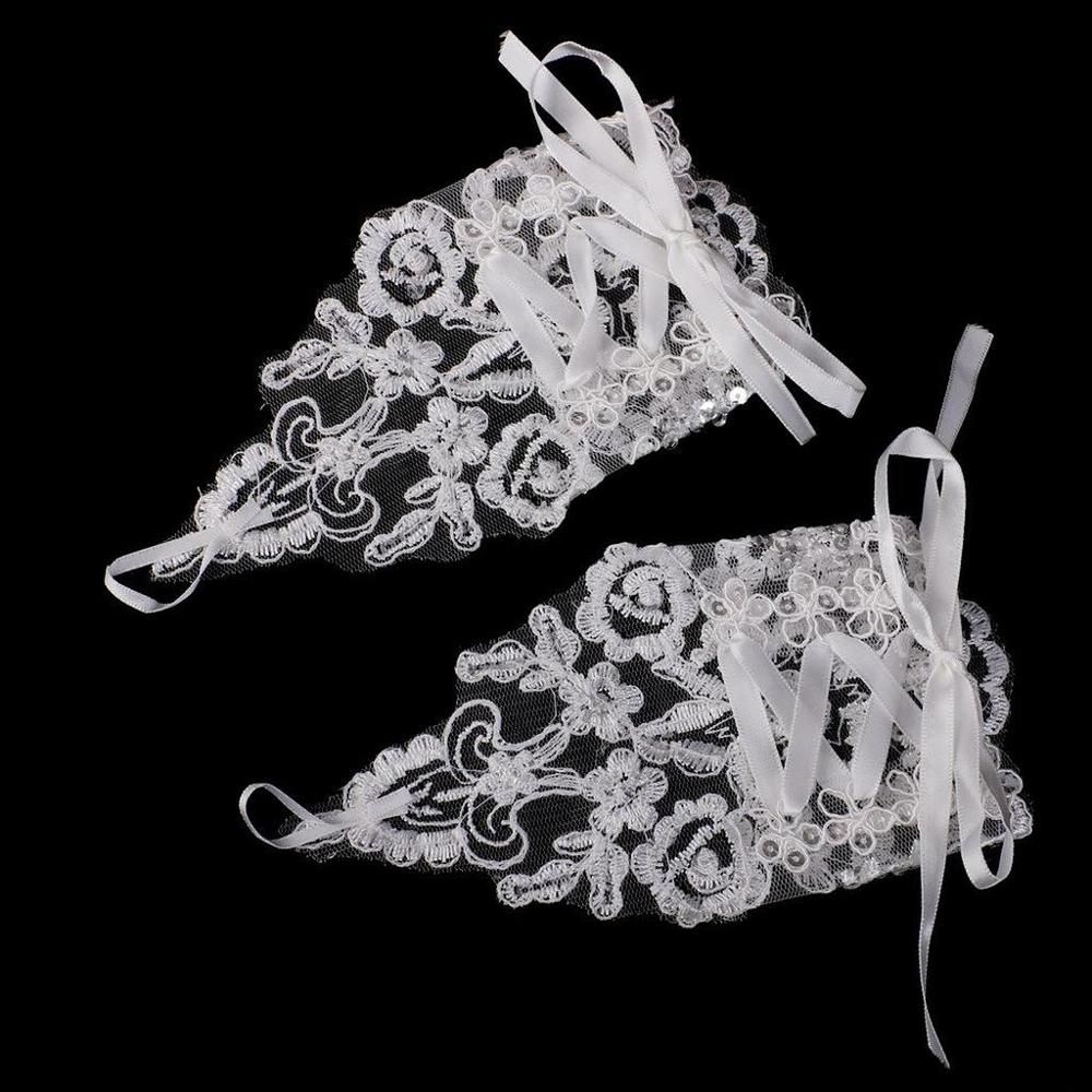 1 Pair Of Gloves Wedding Gown Accessories Fingerless Gloves