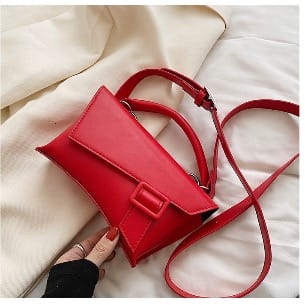 Long Shoulder Strap Buckle Mini Handbag