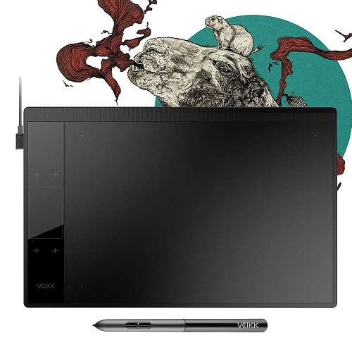 Graphics Drawing Tablet With 8192 Levels Battery-free Pen - 10" X 6" Active Area