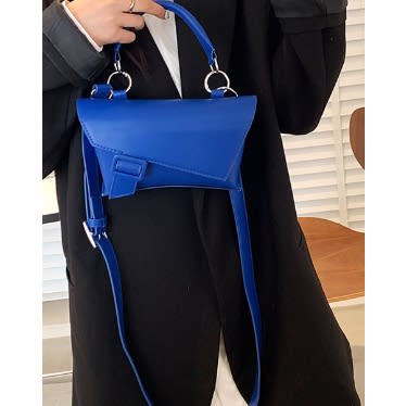 Long Shoulder Strap Buckle Mini Handbag