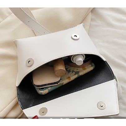 Long Shoulder Strap Buckle Mini Handbag
